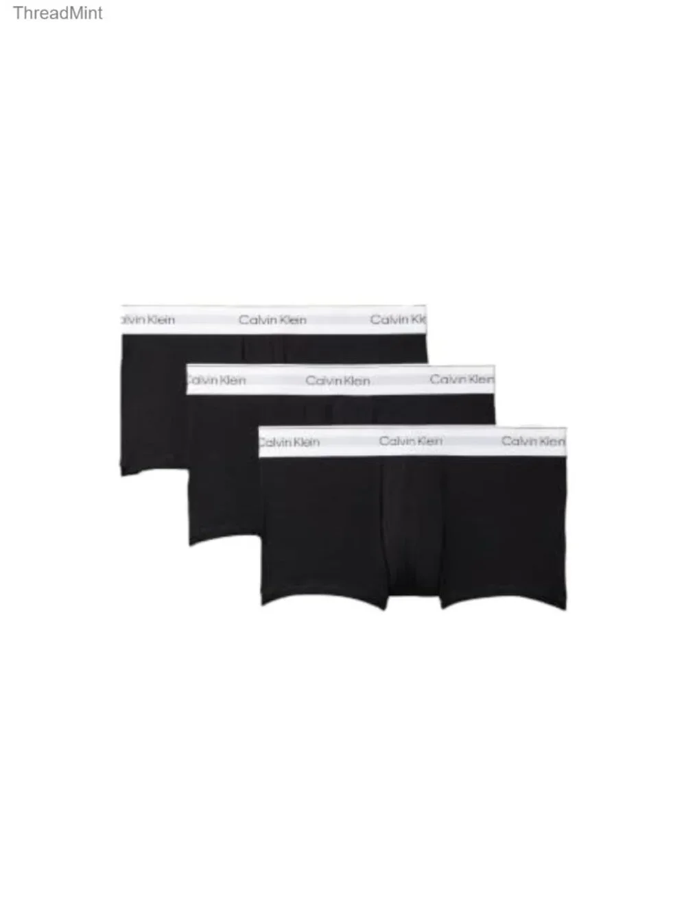 Mens Cotton Stretch Low Rise Trunk 3-Pack Underwear